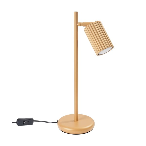 Aranyszínű asztali lámpa (magasság 43 cm) Gleam – Nice Lamps