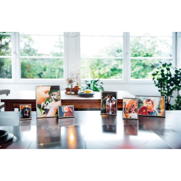 Ezüstszínű fém álló-fali képkeret 10,5x16 cm Sweet Memory – Zilverstad-image-3