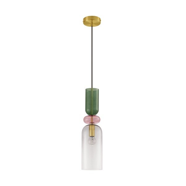 Aranyszínű üveg függőlámpa ø 11 cm Murano – Nova Luce