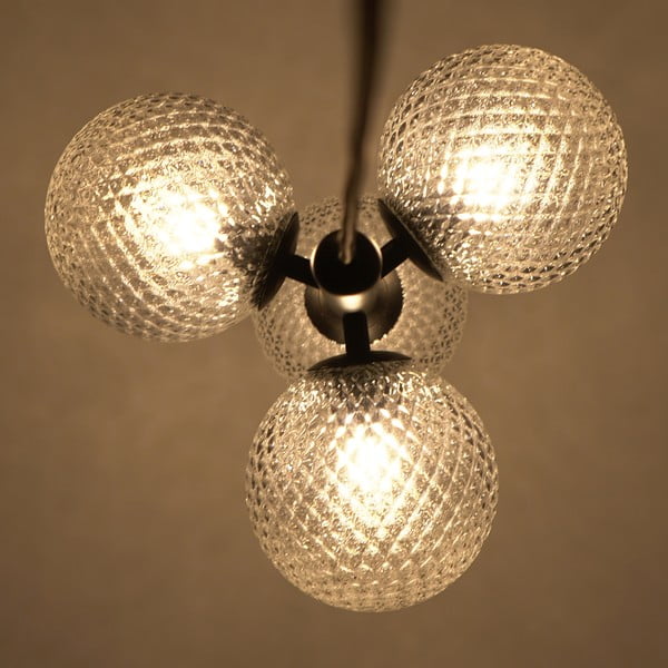 Musa fekete függőlámpa, magasság 120 cm - SULION-image-2