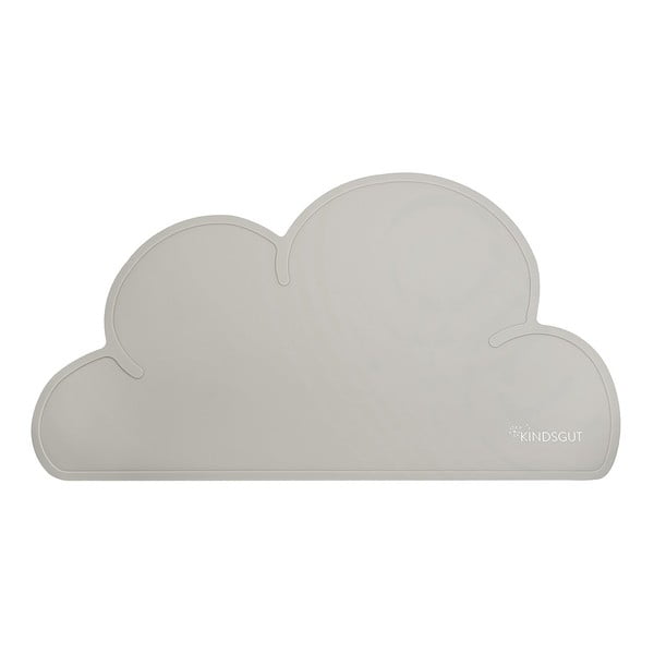 Cloud szürke szilikon tányéralátét, 49 x 27 cm - Kindsgut