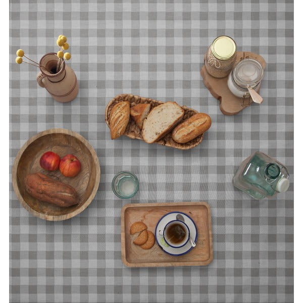 Grey Vichy asztalterítő, 140 x 200 cm - Really Nice Things-image-2