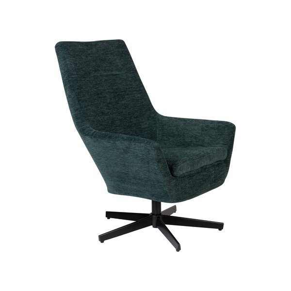 Sötétzöld fotel Bruno – White Label