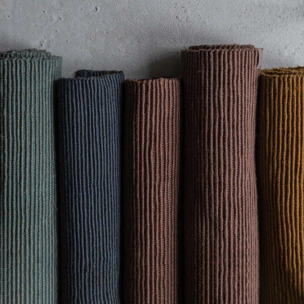 Sötétszürke juta futószőnyeg 70x150 cm Ribbon – Mette Ditmer Denmark-image-3