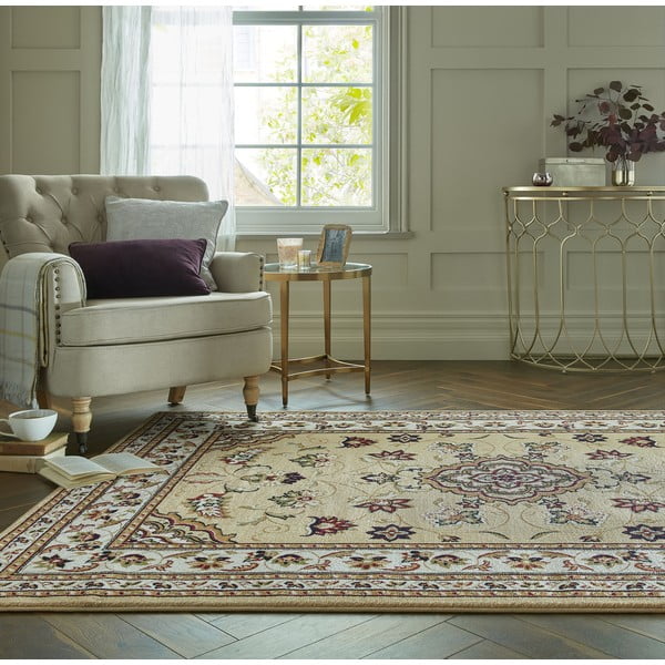 Bézs szőnyeg 200x290 cm Sherborne – Flair Rugs-image-1