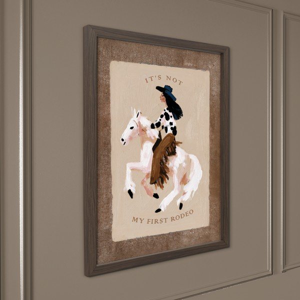 Nyomtatott keretezett kép 30x40 cm Rodeo – Styler-image-1