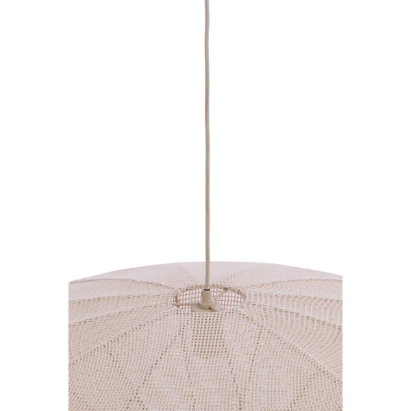Krémszínű függőlámpa textil búrával Satilla – Light & Living-image-2