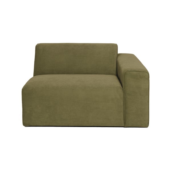 Sting zöld kordbársony kanapé modul, jobb oldali - Scandic