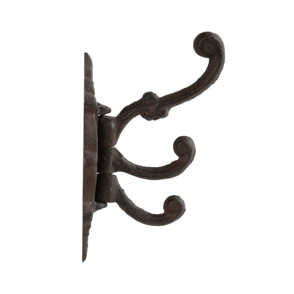 Sötétbarna fali fém akasztó – Esschert Design-image-2