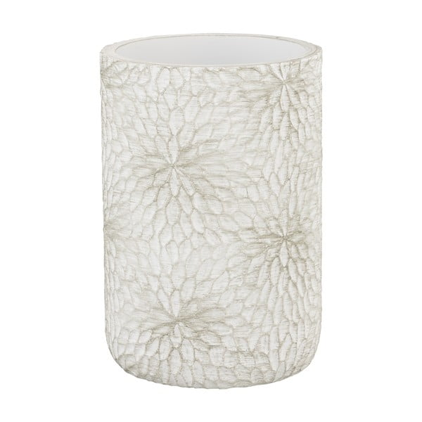 Fehér-aranyszínű poligyanta fogkefetartó pohár Montalfano – Wenko