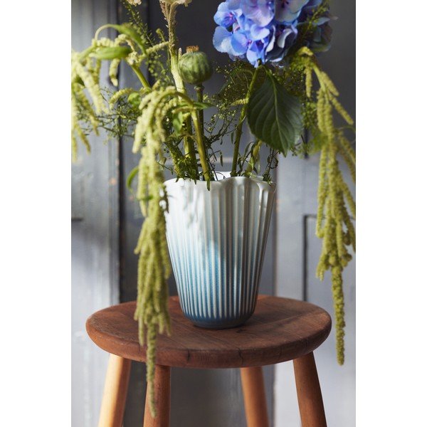 Világoskék kerámia váza (magasság 20,5 cm) Hammershøi – Kähler Design-image-1