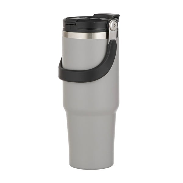 Szürke rozsdamentes acél utazó ivópalack 1 l Eco – Ladelle