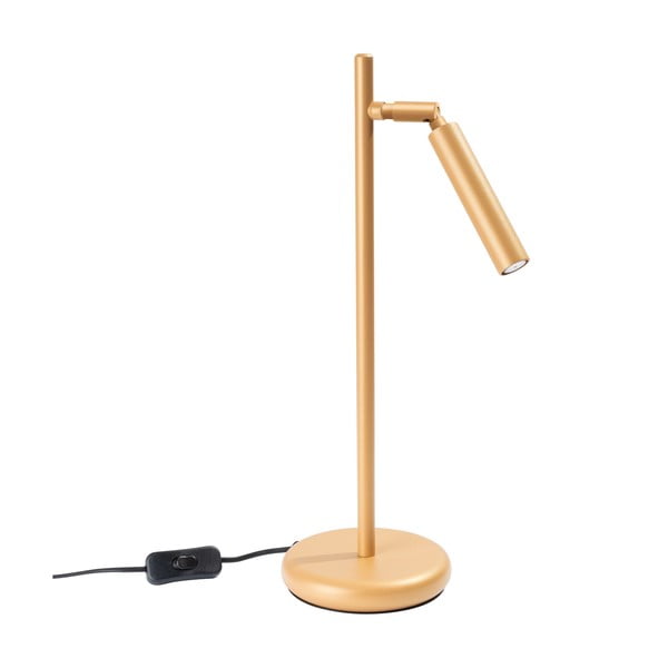 Aranyszínű asztali lámpa (magasság 43 cm) Fideus – Nice Lamps