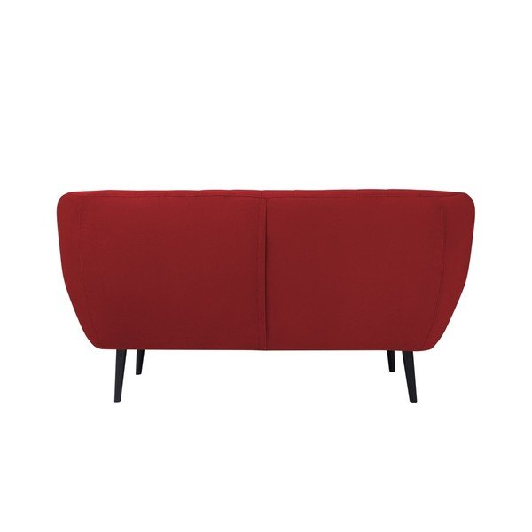 Toscane piros bársony kanapé, 158 cm - Mazzini Sofas-image-4