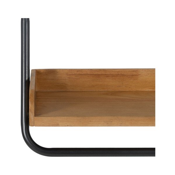 Natúr színű kaucsukfa fali polc 120 cm – Ixia-image-4