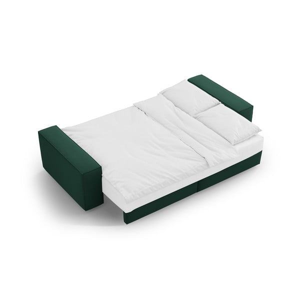 Zöld kinyitható kanapé 247 cm Jodie – Micadoni Home-image-4