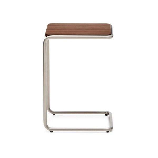 Tárolóasztal diófa dekorral 42x42 cm Tarsel – Kave Home-image-2