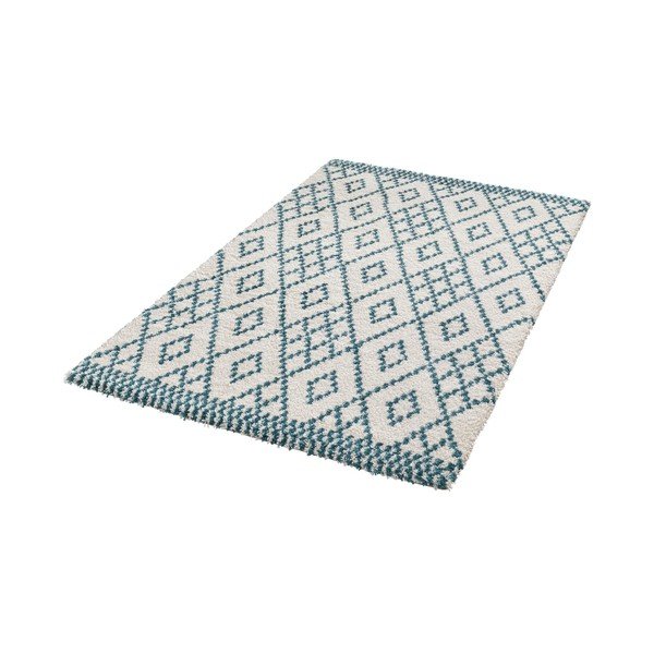 Ornament kék szőnyeg, 80 x 150 cm - Mint Rugs-image-1