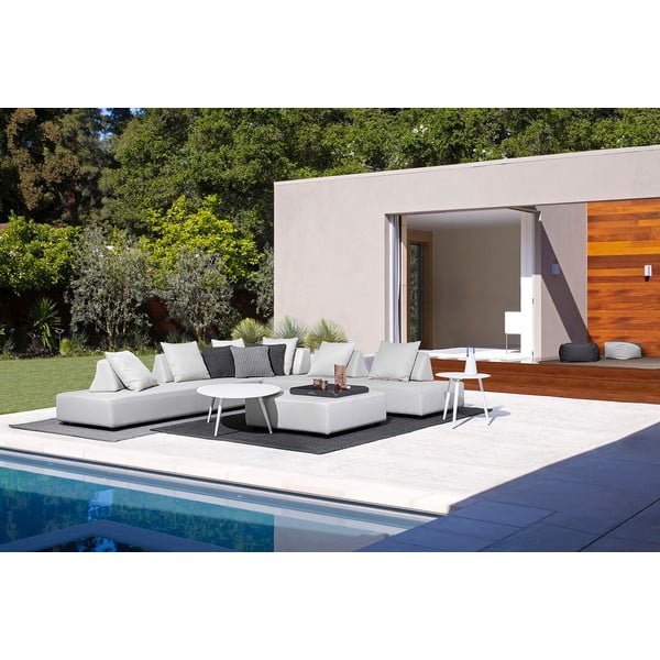 Alumínium kerek kerti kisasztal ø 50 cm Ridley   – Bizzotto-image-2