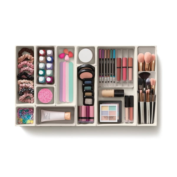 Bézs fürdőszobai rendszerező szett 12 db-os Viva – Joseph Joseph-image-4