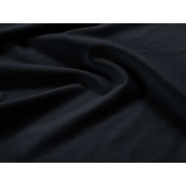 Sötétkék kárpitozott ágyneműtartós franciaágy ágyráccsal 200x200 cm Campi – Cosmopolitan Design-image-3