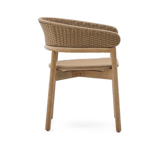 Natúr színű tömörfa kerti szék Arinella – Kave Home-image-3