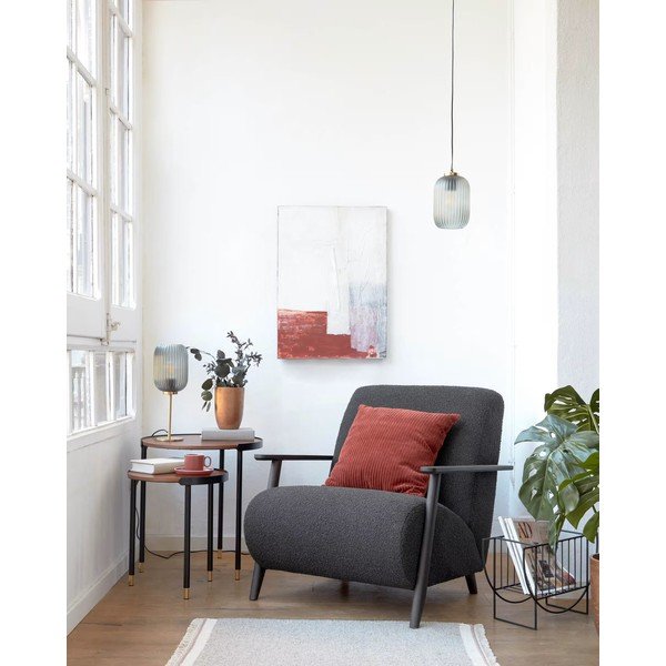 Aranyszínű mennyezeti lámpa üveg búrával ø 12 cm Hestia – Kave Home-image-1