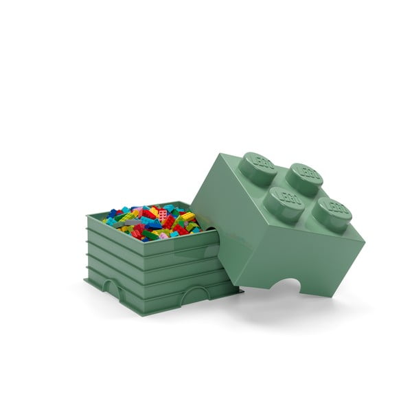 Zöld szögletes tárolódoboz - LEGO®-image-2