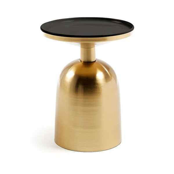 Physic aranyszínű tárolóasztal, ø 37 cm - Kave Home