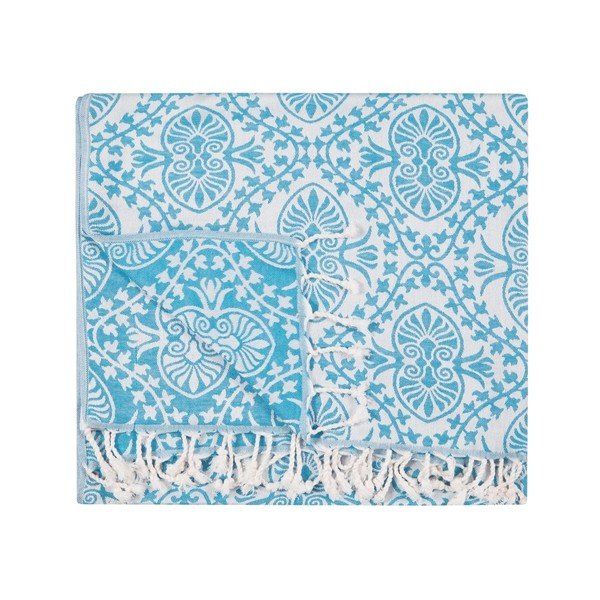 Bianca türkizkék hammam fürdőlepedő, 165 x 100 cm - Kate Louise-image-4
