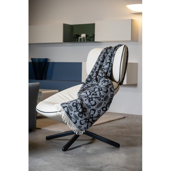 Mykonos fekete pléd, 140 x 180 cm - Euromant-image-1