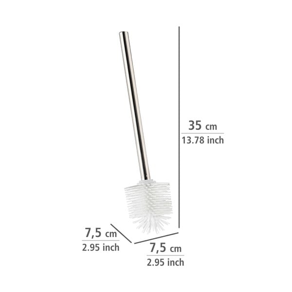 Cserélhető WC-kefe rozsdamentes acél markolattal - Wenko-image-1