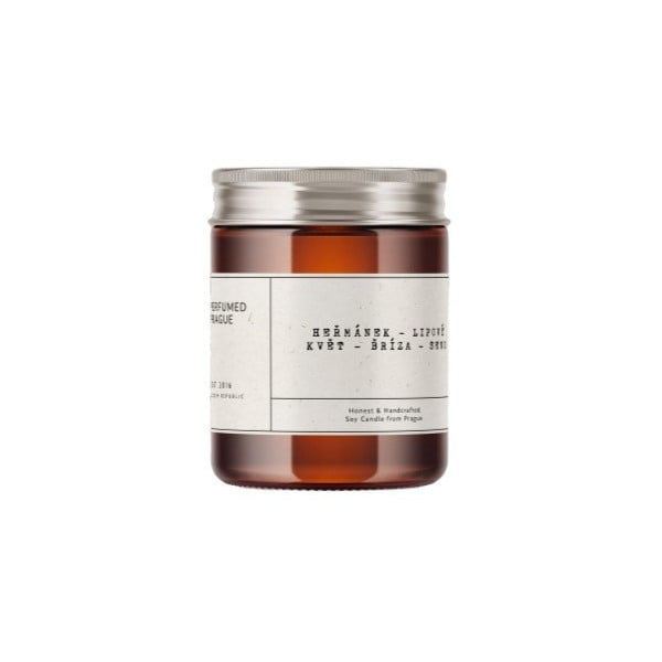 Illatos szójaviasz gyertya égési idő 40 ó #57 Chamomile, Linden, Birch – Perfumed Prague-image-3