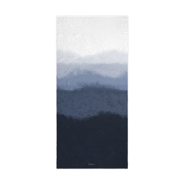 Fehér-kék fürdőlepedő 70x150 cm Nightfall – Blanc-image-2