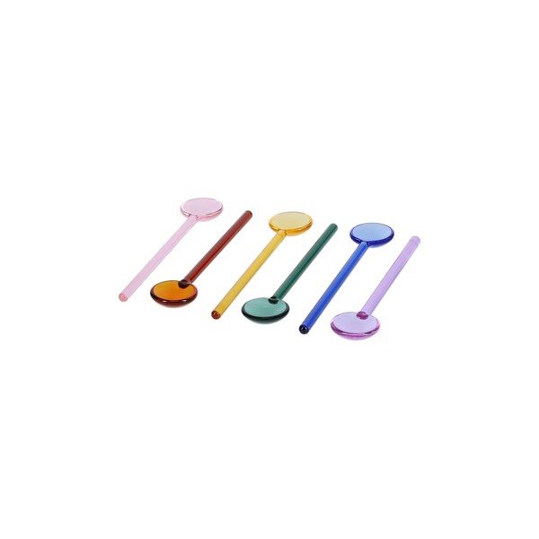 Üveg hatszemélyes kávéskanál szett 6 db-os Tilly – ONA-image-3