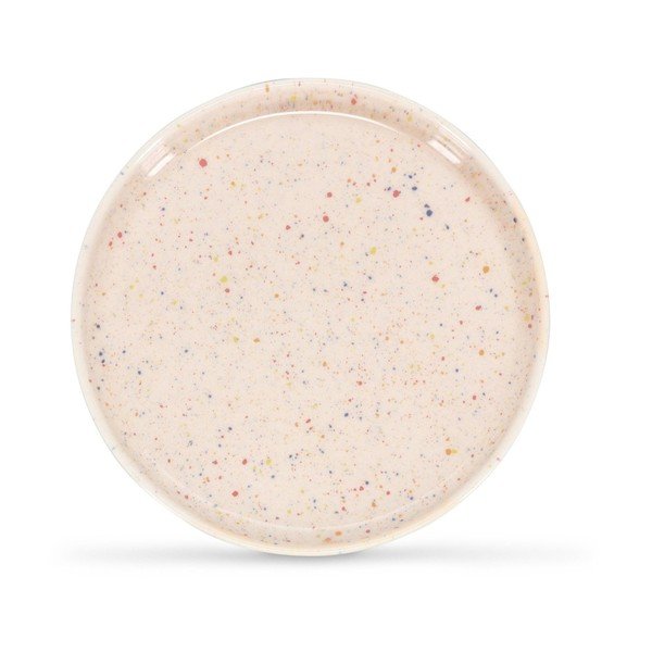 Bézs porcelán tányér ø 25 cm Fika – ONA