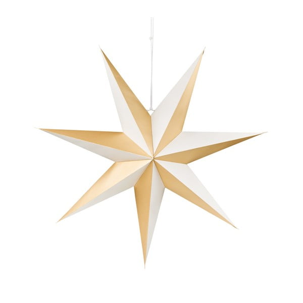 Magica arany-fehér dekorációs papírcsillag, ⌀ 60 cm - Butlers