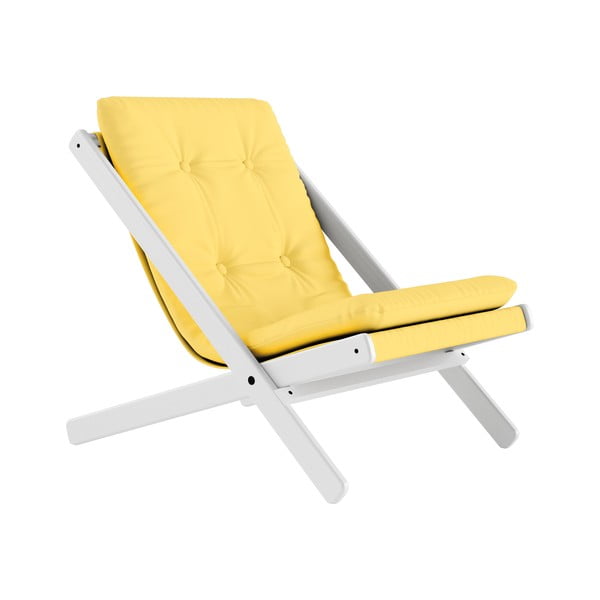 Boogie White/Yellow összecsukható fotel - Karup Design