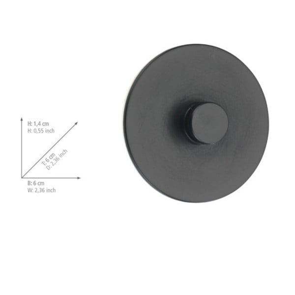 Turbo-Loc Classic Plus 2 db fekete öntapadós fali tartó - Wenko-image-3