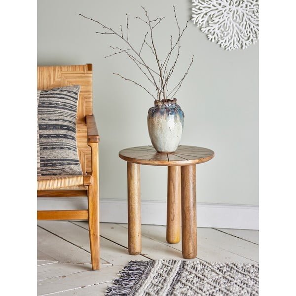 Mangófa kerek tárolóasztal ø 40 cm Stella – Bloomingville-image-4