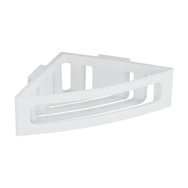 Fehér öntapadós műanyag fürdőszobai sarokpolc Bralia - Wenko-image-4