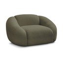 Zöld buklé fotel Tina – Bobochic Paris