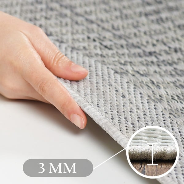 Szürke kerek kültéri szőnyeg ø 120 cm Giza – Ayyildiz Carpets-image-3