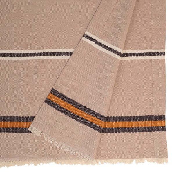 Aren bézs pamut- és lenkeverék ágytakaró, 180 x 240 cm - Buldan's-image-1