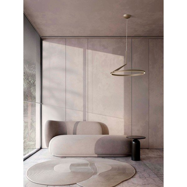 Rózsaarany színű alumínium LED dimmelhető függőlámpa ø 60 cm Tilia – Nova Luce-image-1