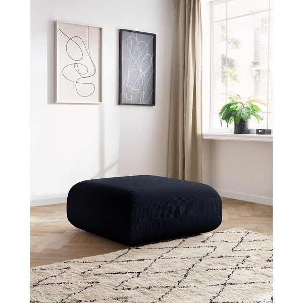 Sötétkék kordbársony lábtartó Lecomte – Bobochic Paris-image-1