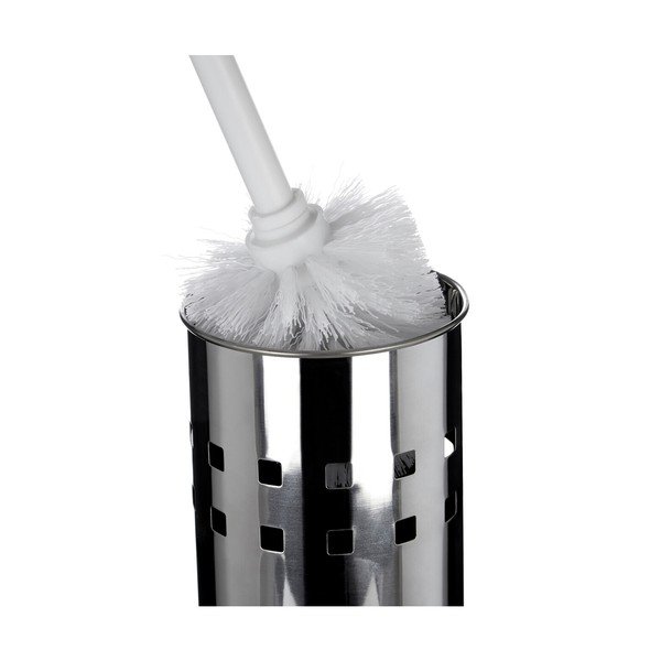 Matt ezüstszínű rozsdamentes acél WC-kefe Indy – Premier Housewares-image-4