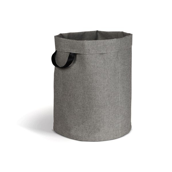 Szürke textil szennyeskosár 69 l Soft Storage – Bigso-image-1