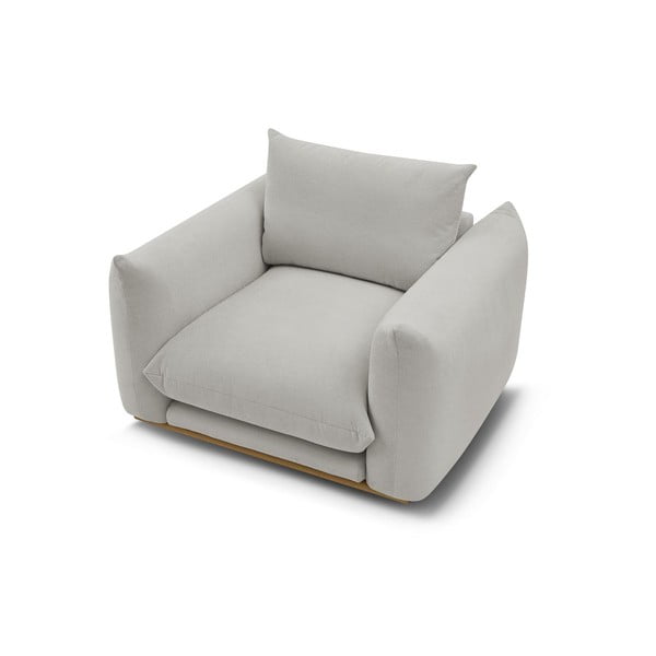 Világosszürke fotel Ernest – Bobochic Paris-image-4