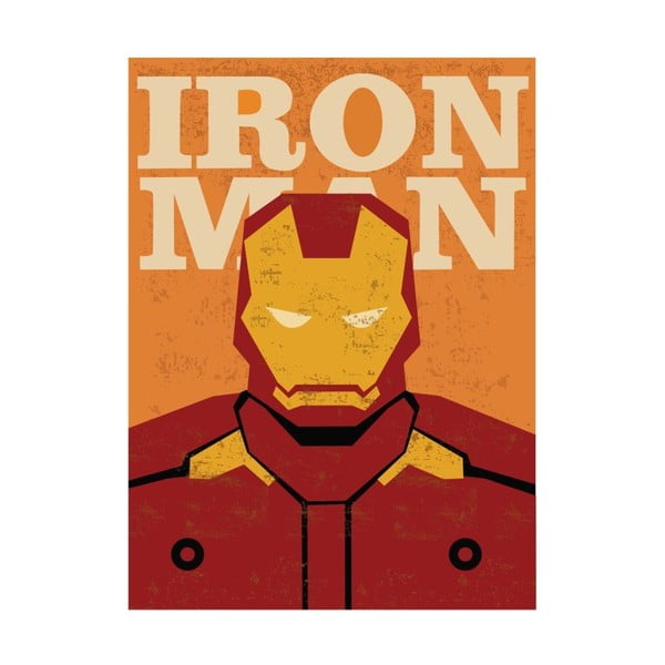 Super Heroes Iron Man poszter, 30 x 40 cm - Blue-Shaker